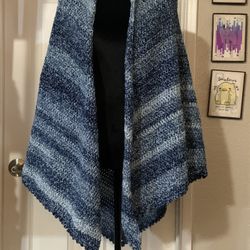 Beautiful Blue Shawl 