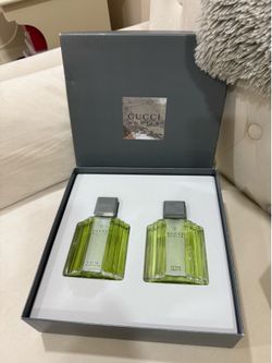 are, vintage Gucci Nobile Eau de Toilette and After Shave gift set. 120 ml 4 oz
