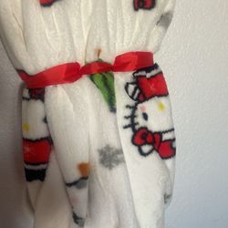 Christmas Hello Kitty Faux Rabbit Blanket 