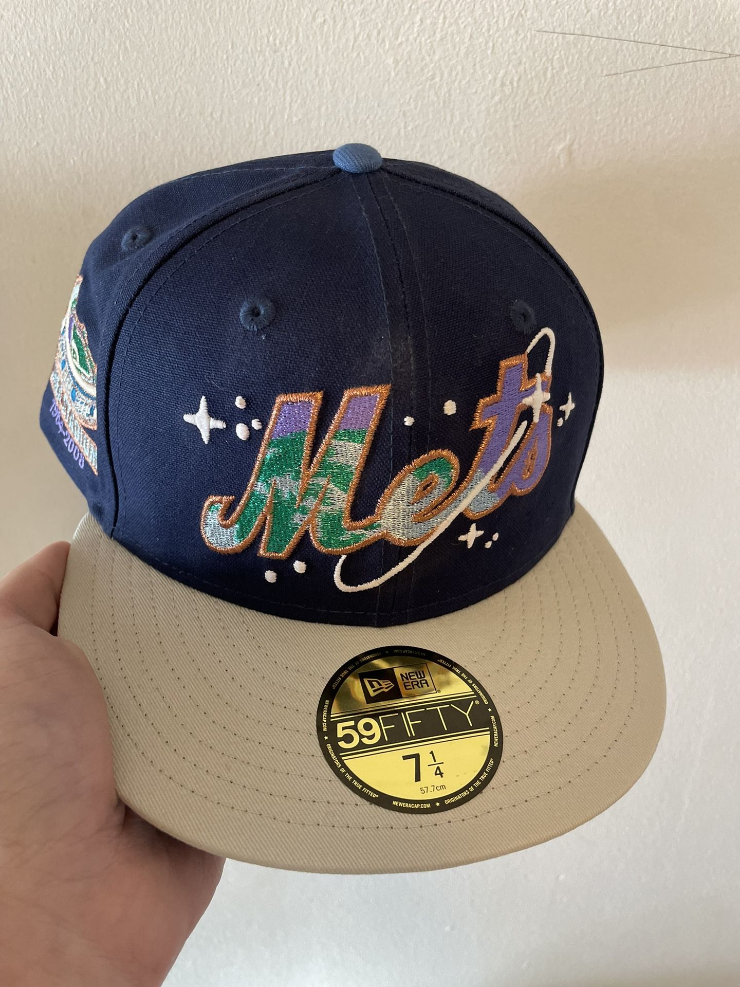 Rare fitteds New York Mets space logo 1964 shea stadium patch in store exclusive size 7 1/4 brand new