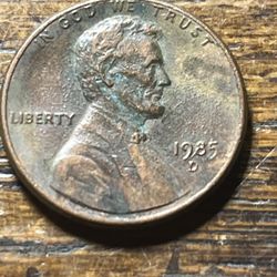 1985 D Penny