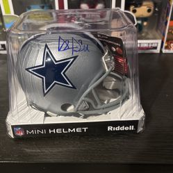 Signed NFL Helmet Dam Prescott