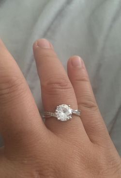 925 silver engagement ring size 7