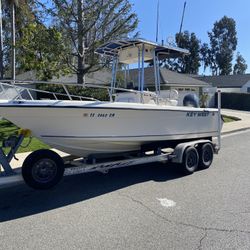 21’ Key West Center Console Turn Key Low Hours 150 Yamaha  4 Stoke 