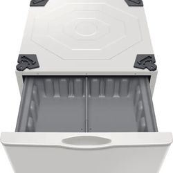 Samsung  Washer/Dryer Laundry Pedestal with Storage Drawer  WE402NE - Ivory  NEW