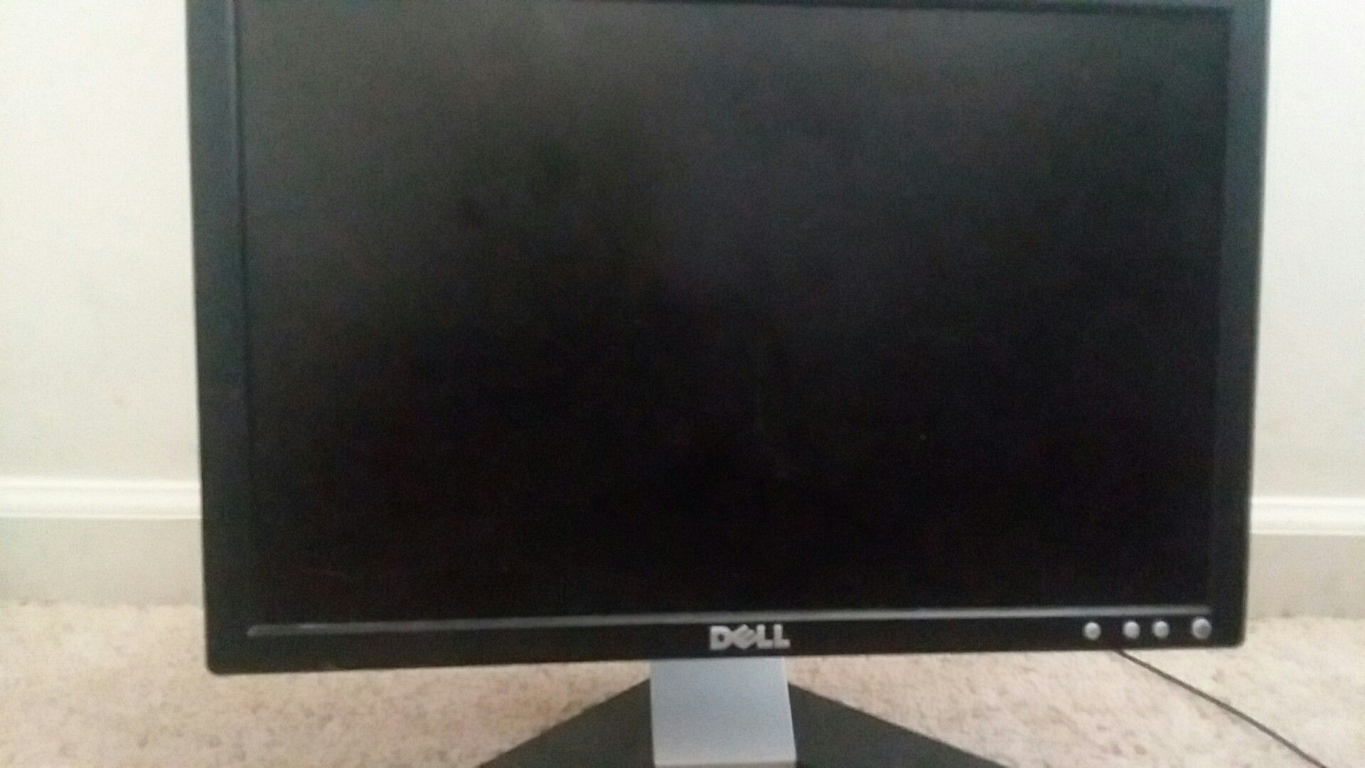 Dell desktop monitor screen
