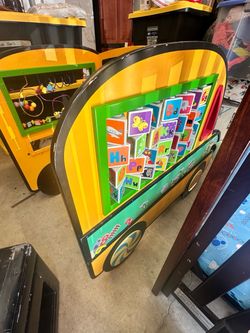 Wooden School Bus Activity Center
