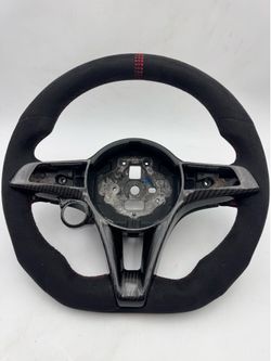 Alfa Romeo 952 Giulia Stelvio Sport Steering Wheel 2017-22 Carbon Fiber Suede
