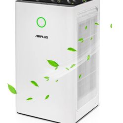 2152 sq. ft. HEPA-True Personal Air Purifier in Whites with Carbon Filters, Child Lock, 230 CFM, 99.97% Air Cleaner