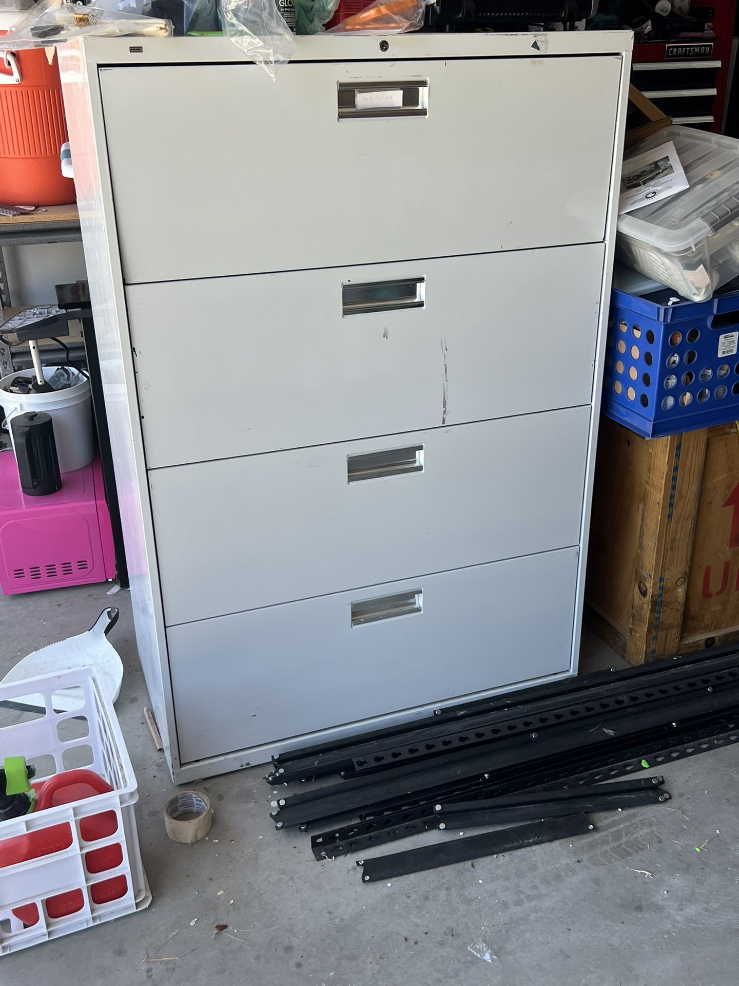 Large filing Cabinet With key