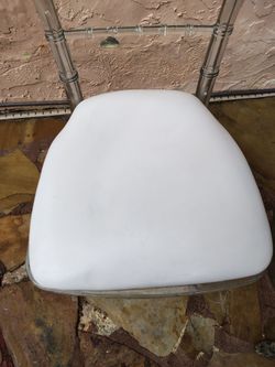 Acrylic Chiavari chair seat cushions