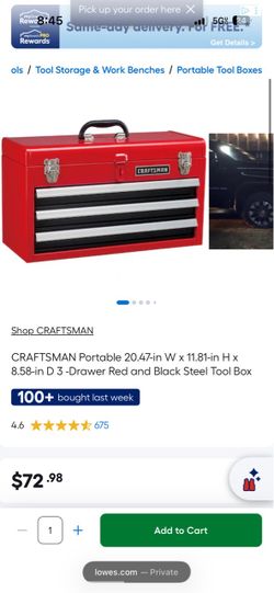 Craftsman toolbox