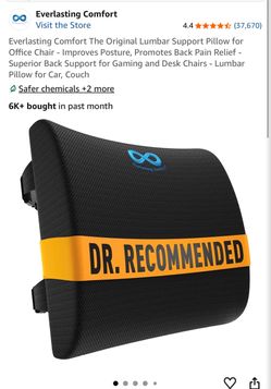 Lumbar support pillow