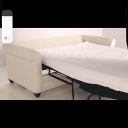 ✅✅✅✨Like-New Luxury Sleeper Sofa Bed – Queen Size – MUST GO!✨  🔥 Demetrius 77” Rolled Arm Sofa Bed Custom Upholstery™ 📏 Queen Sleeper 