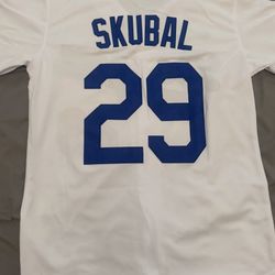 Skubal White Dodgers White Men Jersey