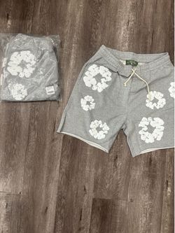 Grey Denim Tears Shorts Size L