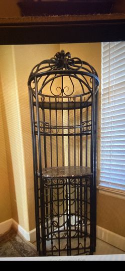 Wine Rack Bird Cage 