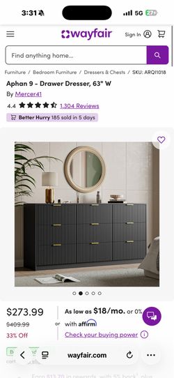 Bedroom dresser