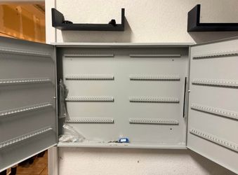 400 Key Lock Cabinet w/ Tags & Mounting Kit – Heavy Duty Steel