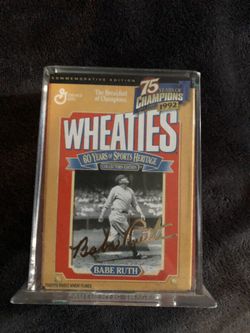 Wheaties Babe Ruth 