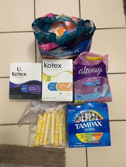 Pads and tampons