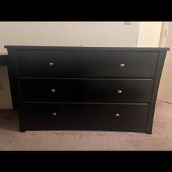 Black dresser