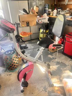 stationary bike with bands