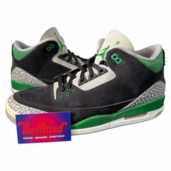Air Jordan 3 Retro Pine Green Black Size 13 CT8532-030 Men’s Sneakers OG Rare MJ