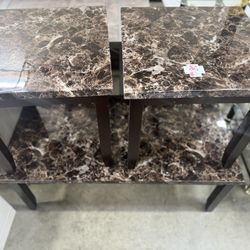 Marble Top Coffee Table Set of 3 (2 Styles Available) $80/3pcs