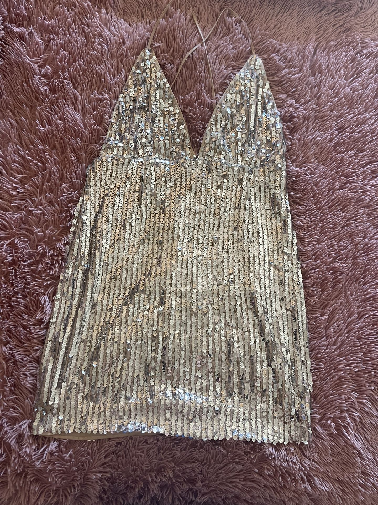 Sequined Cocktail Dress