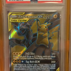Pikachu & Zekrom GX Psa 10