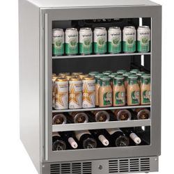 24” Beverage Center / Indoor - Outdoor Fridge - Sells For $1400+ 