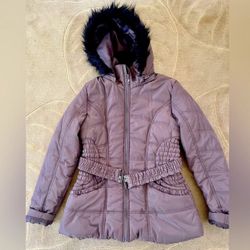 Rampage Women's Faux Fur Hooded Puffer 