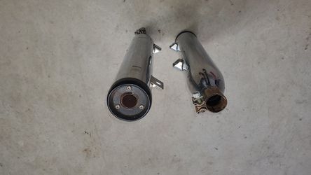 Indian scout OEM slip on exhaust
