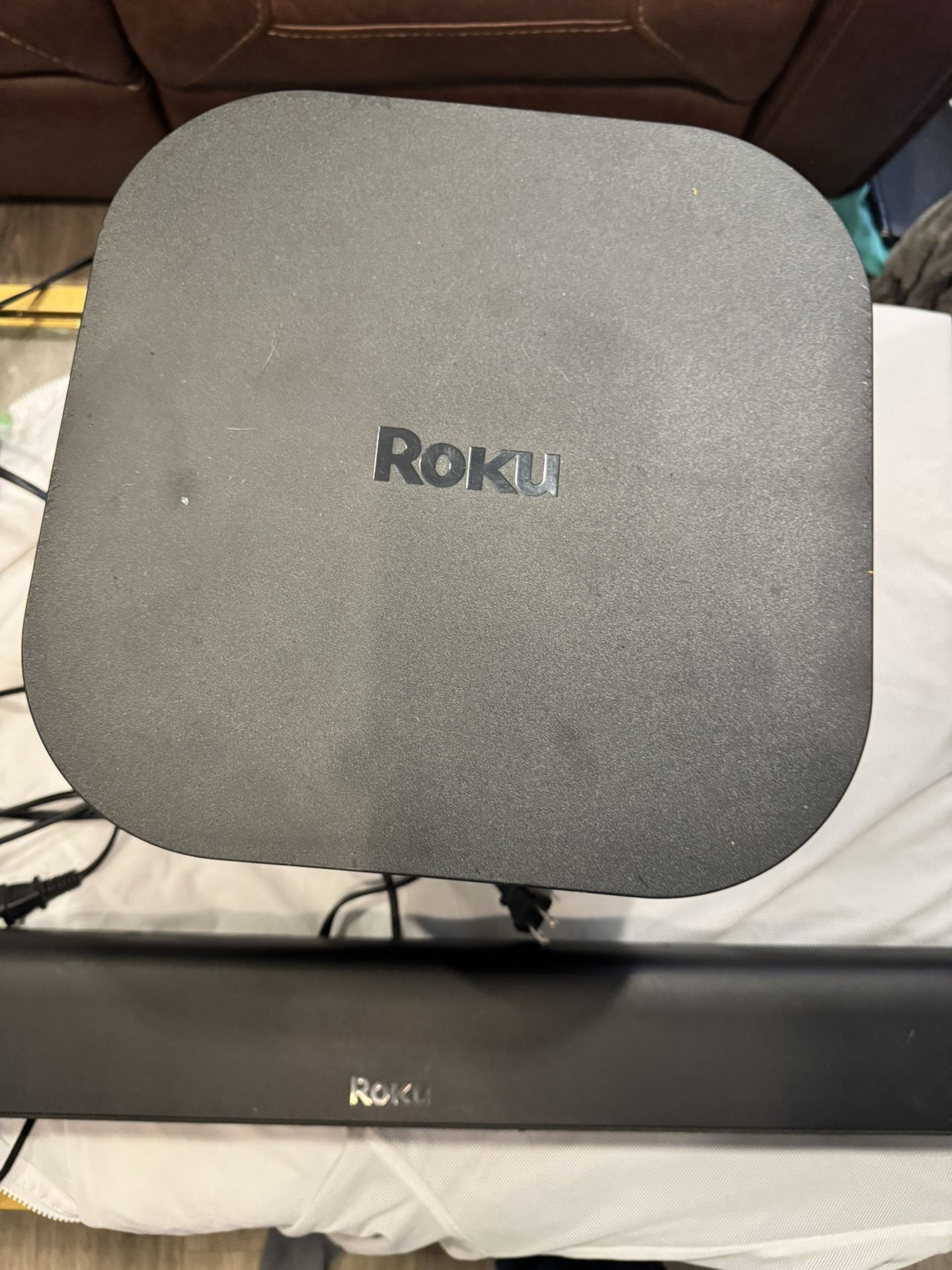 Roku Streambar Pro and Subwoofer