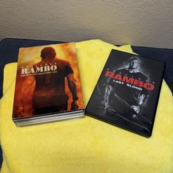 RAMBO DVD Set and Last Blood 