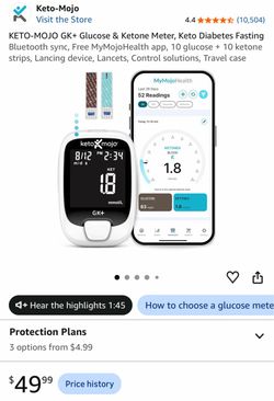 Keto Blood Glucose & Ketone Monitor