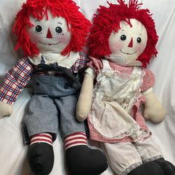 21in Raggedy Ann And Andy Dolls