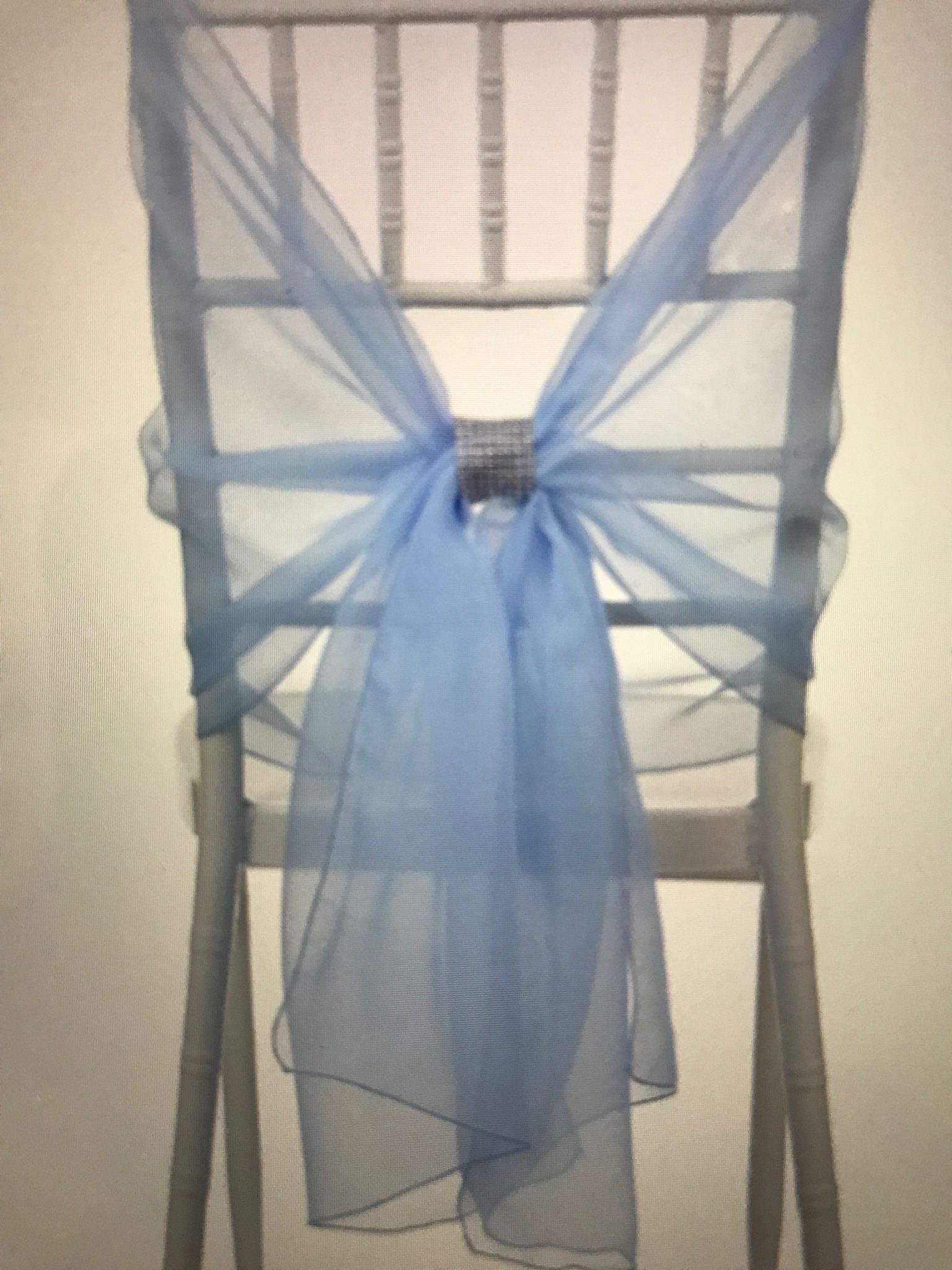 Chair Sashes with Rhinestone Clip $2.00 ea