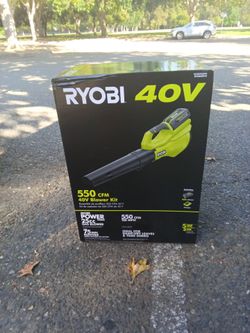 RYOBI 40VOLT BLOWER