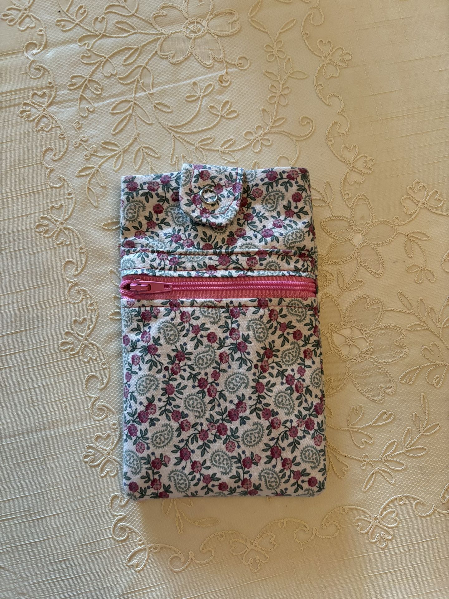 Phone Pouch - 3 3/4” X 6” - New- Zipper Pocket