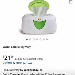 Wipes warmer perfect for cold days🌺