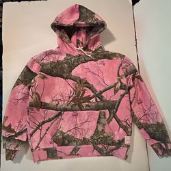 Woman’s Medium Empyre x Realtree EDGE Colors Pink Hoodie Camo
