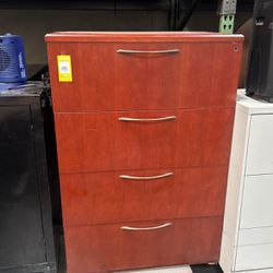 Wood 4 Drawer Lateral $60