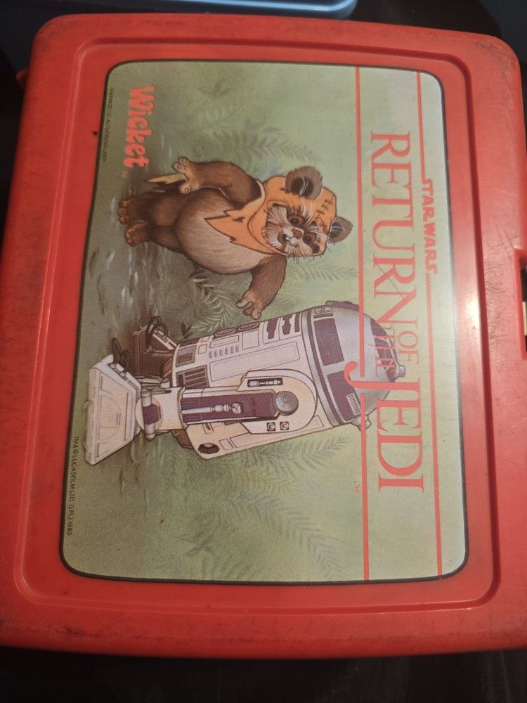 1989 Return Of The Jedi Star Wars Lunch Box