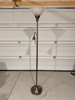 Torchiere Floor Lamp with Reading Light