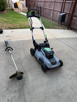 EGO 21" Self-Propelled Lawn Mower with String Trimmer $285.00