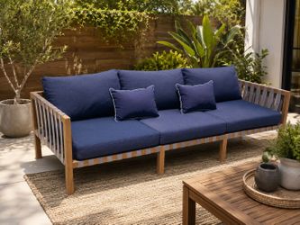RODA Luxury Outdoor Teak Patio Sofa – Premium Designer Furniture FREE DELIVERY
