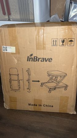 InBrave 2-in-1 Folding Creeper Seat