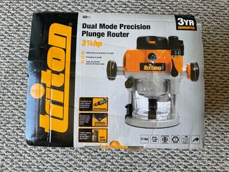 Triton 3-1/4 HP Dual Mode Precision Plunge Router